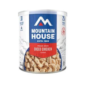 ⭐ Mountain House Freeze-Dried Diced Chicken #10 Can 25-Year Shelf Life Exp 11/54